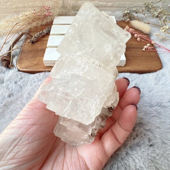 Gorgeous Halite Salt Crystal Cluster from Morroco - Picture 2 of 9